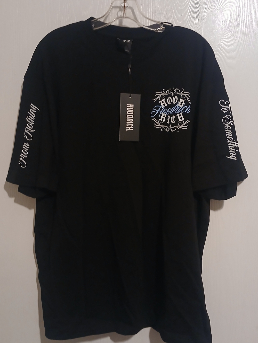 NWT Hoodrich From Nothing To Something Black Oversized T-Shirt Men's Size Medium